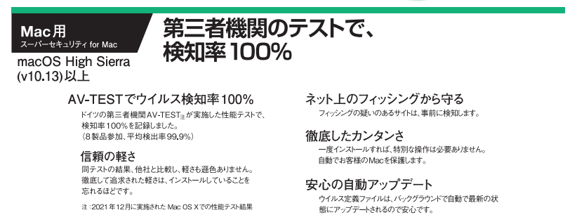 Mac用パンフレット